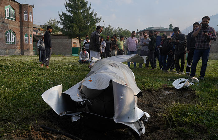 Вид на подконтрольный Пакистану Кашмир после авиаударов