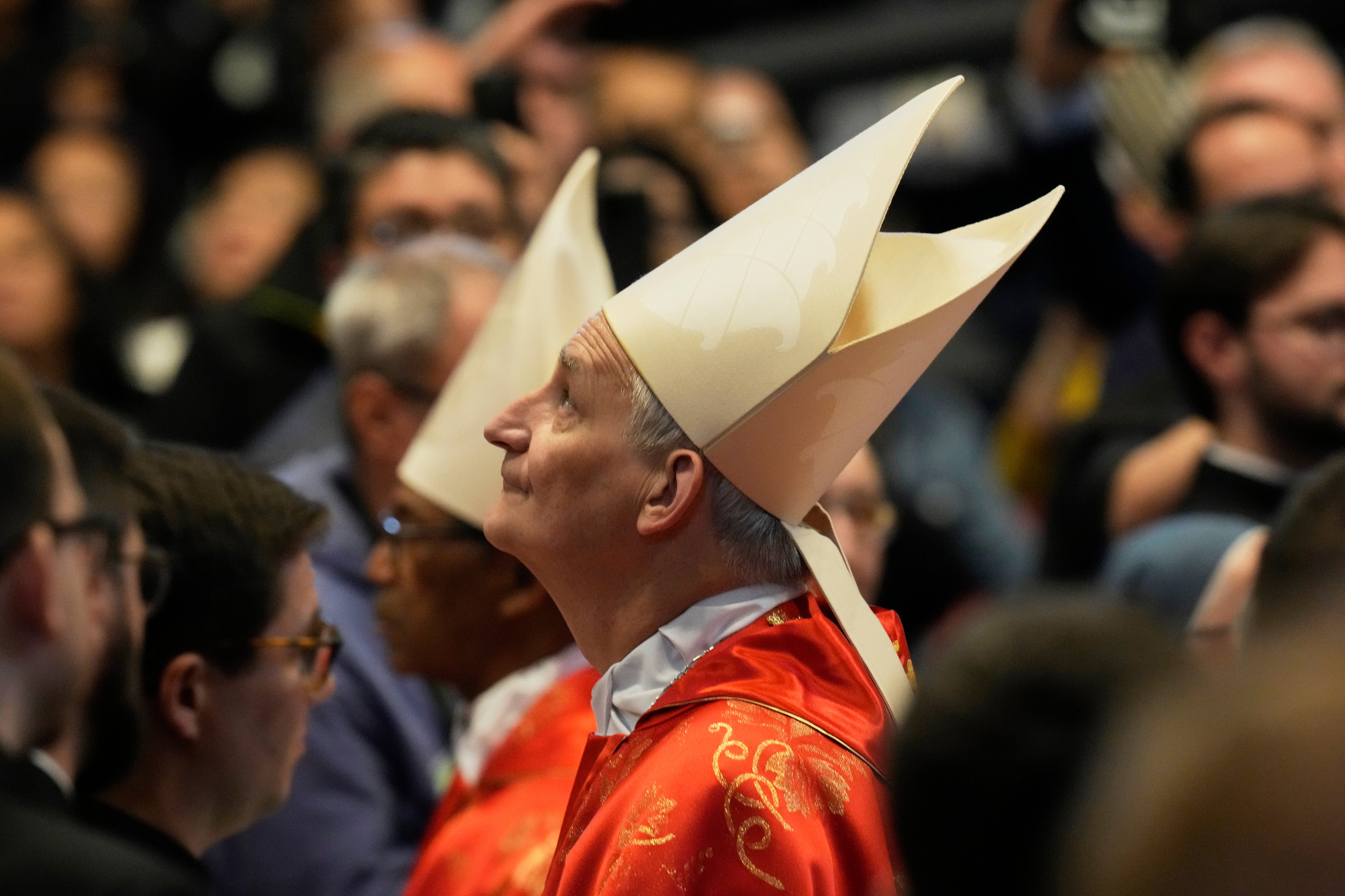Cardinal Matteo Zuppi during a public event
