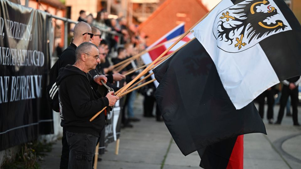 Blick auf Demmin zum Gedenken an das Kriegsende