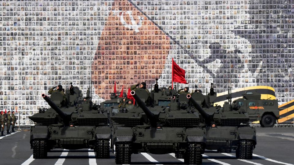 Militärparade auf dem Roten Platz: Parade Moskau 2025