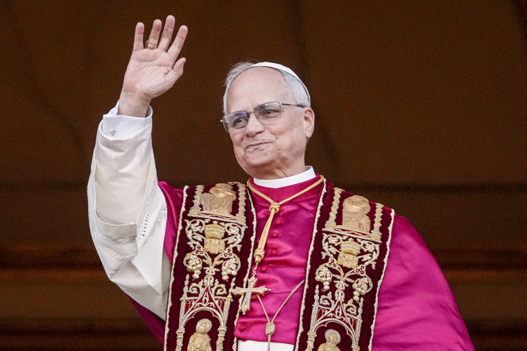 Crowds celebrate Pope Leo XIV’s election in St. Peter’s Square, highlighting the enduring influence of rerum novarum on modern Catholic social thought.