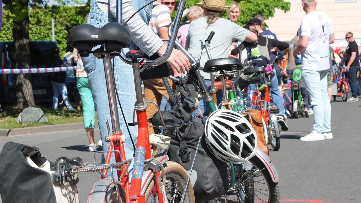 Klapprad-Event in Erfurt