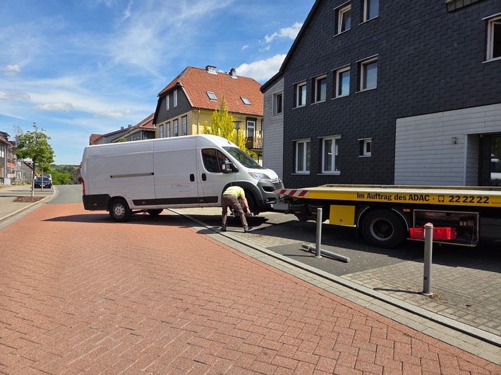 Verkehrsunfall in Clausthal mit GS-Kennzeichen