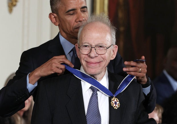 Physicist Richard Garwin receiving a prestigious scientific award