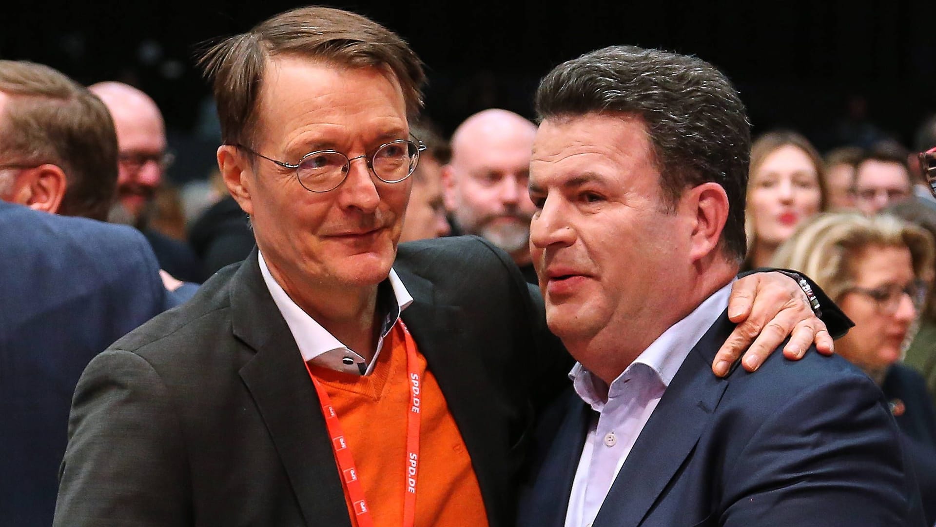 Karl Lauterbach bei einer Veranstaltung im Bundestag