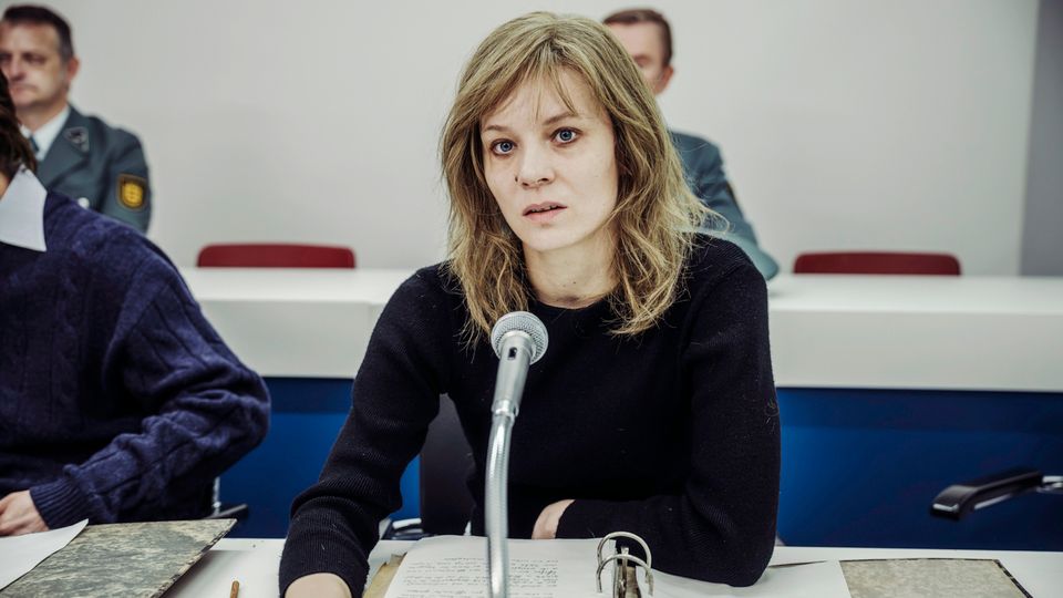 Historische Aufnahme von Ulrike Meinhof während ihrer Zeit in der RAF