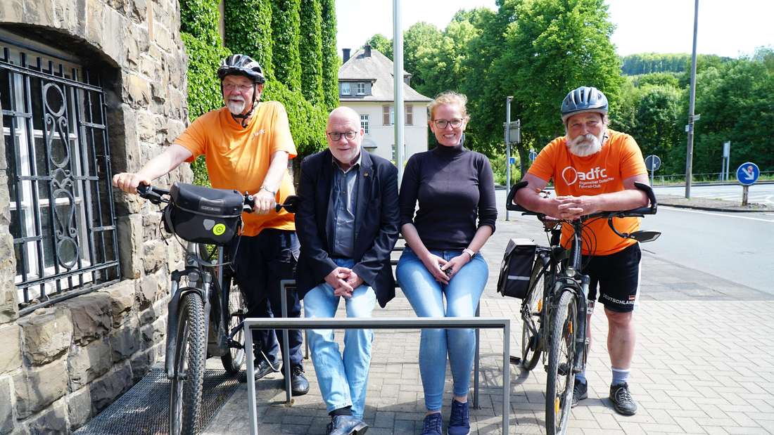 Teilnehmer am Stadtradeln 2025 bei einer Familienausfahrt