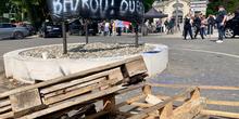 Normandie et transport - taxi arrêt sur place dans une ville Normande