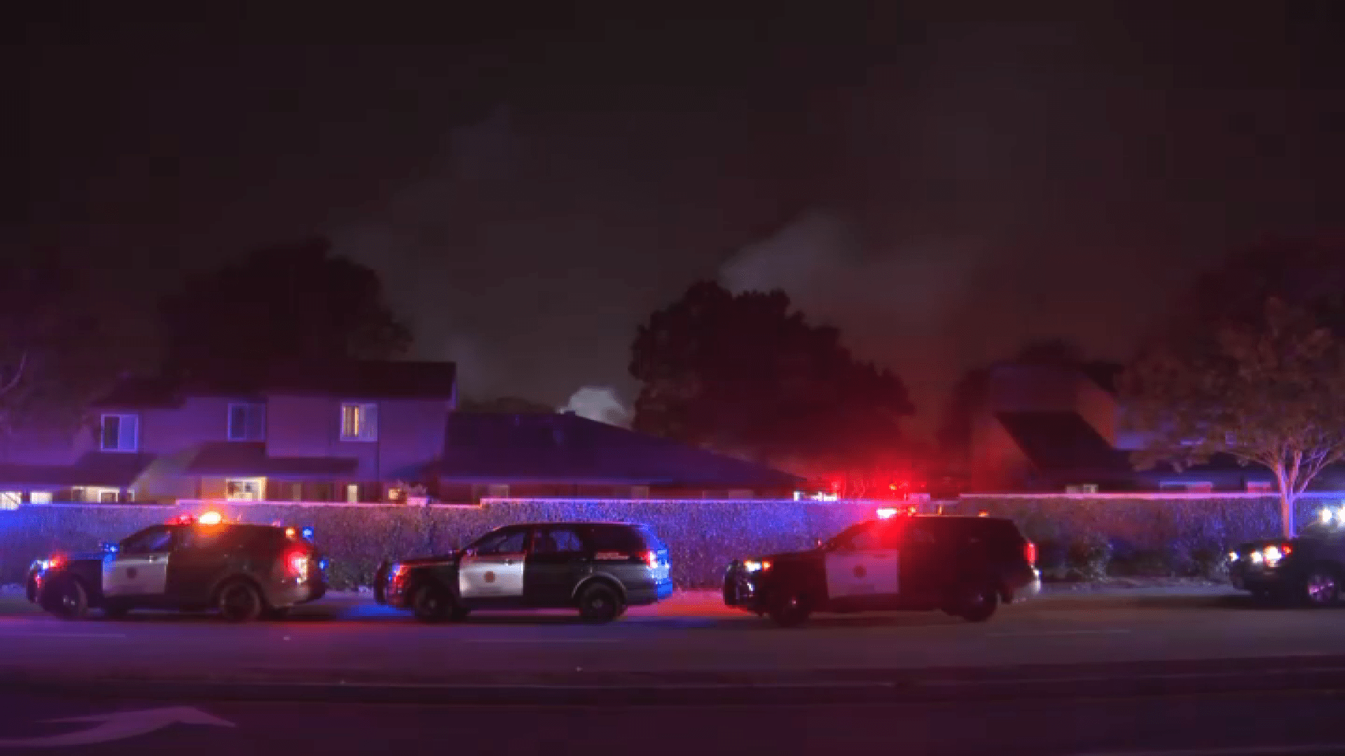 Brandschaden nach dem Cessna 550 Absturz in San Diego